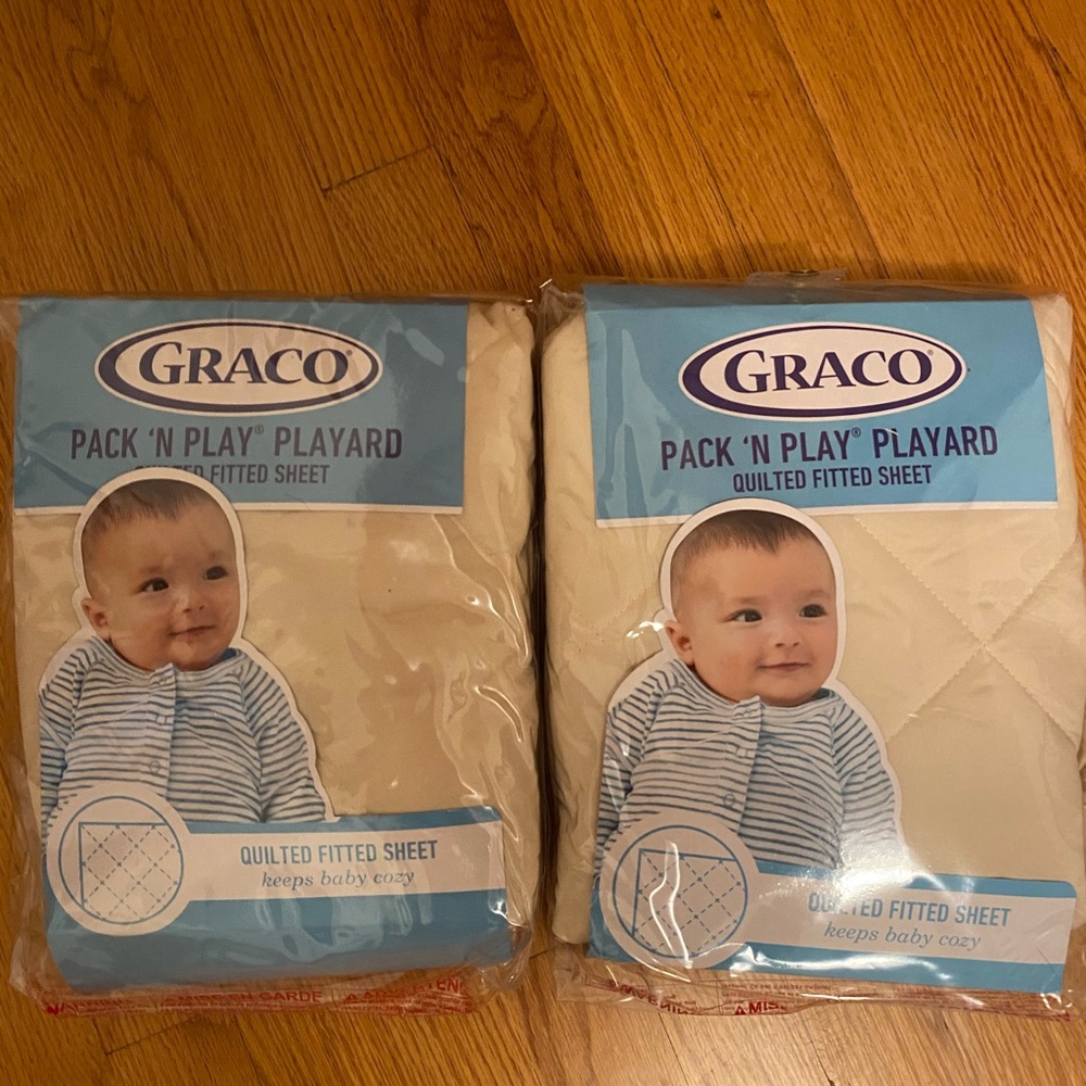 Graco pack n playard quilted fitted sheet
